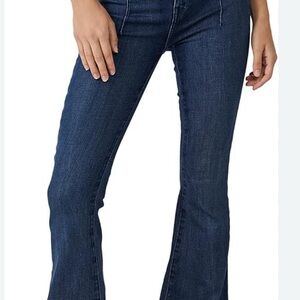 Free People Dark Blue Flare Jeans